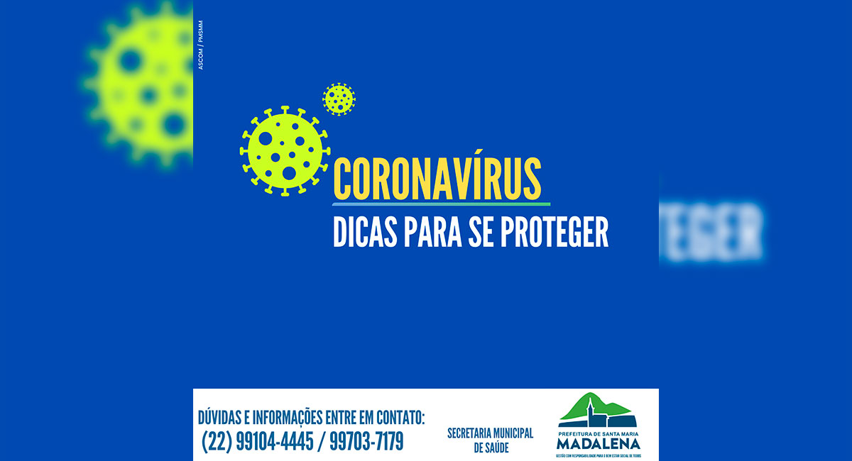 Dicas para se proteger do Coronavírus