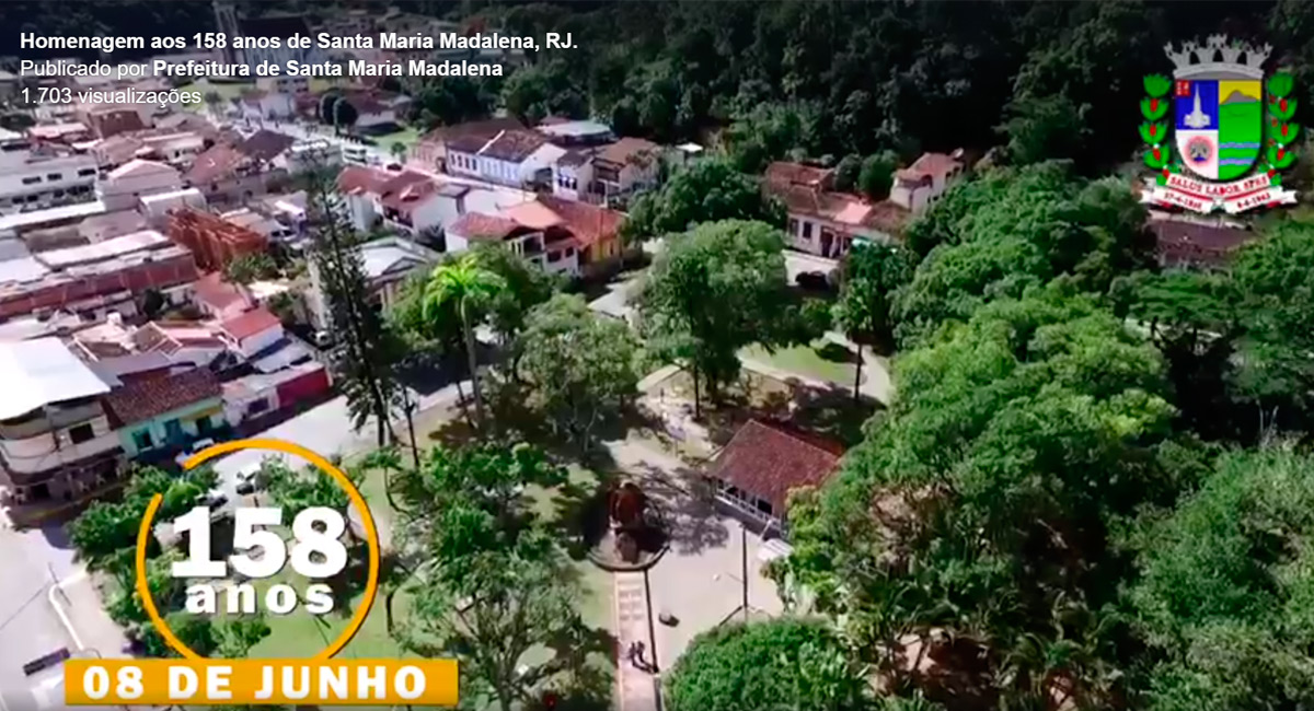 Homenagem aos 158 anos de Santa Maria Madalena, RJ