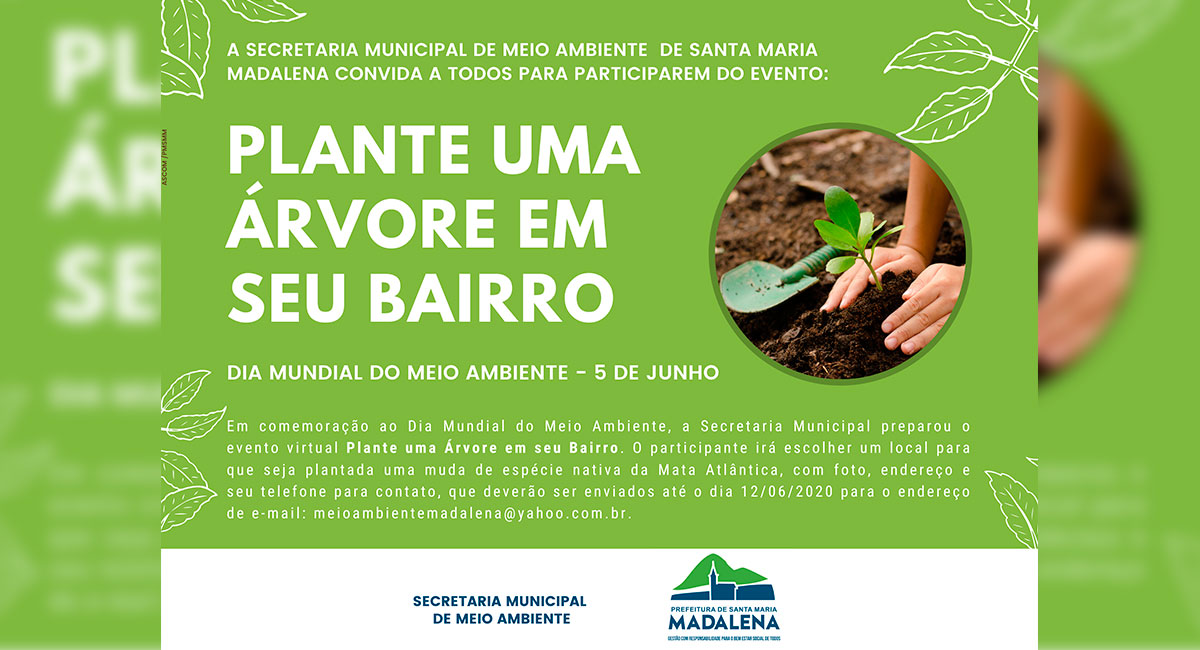 Secretaria de Meio Ambiente Lança o Evento 