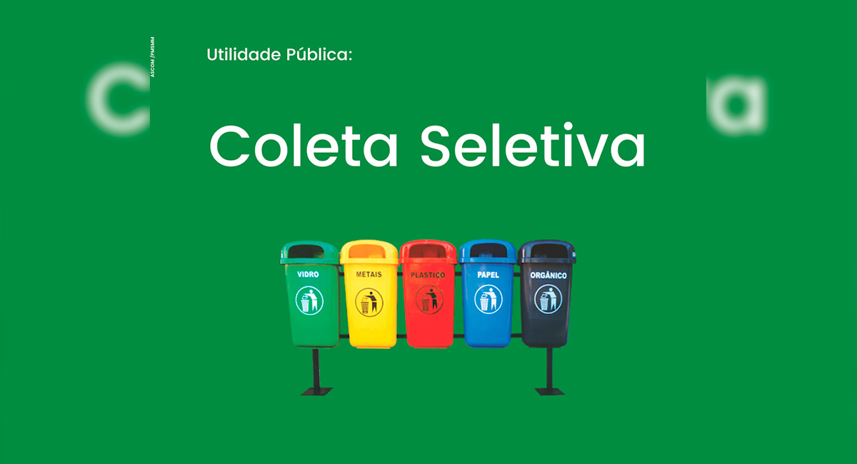 Utilidade Pública: Coleta Seletiva de Santa Maria Madalena volta a funcionar nesta quinta-feira (01/10)