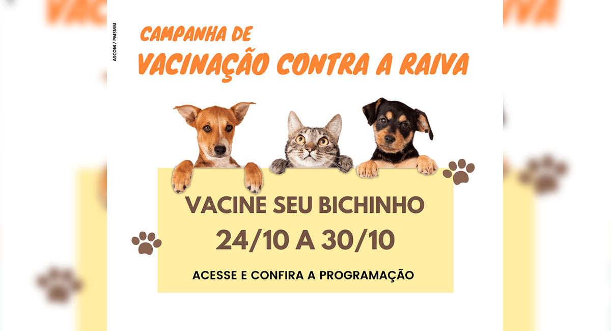 COMUNICADO: Vacinação Antirrábica 2020