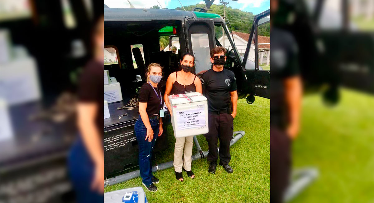 Santa Maria Madalena recebe segundo lote de vacinas contra Covid-19