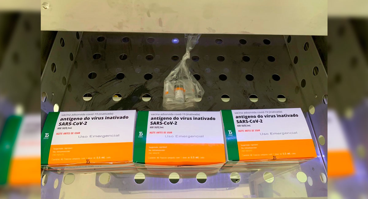 Santa Maria Madalena recebe segunda dose da Coronavac e mais um lote de vacinas