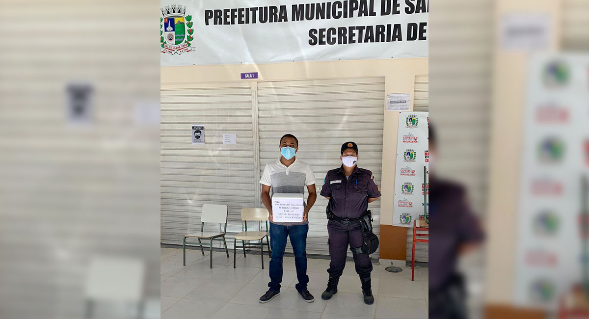 Santa Maria Madalena recebe mais 530 doses da vacina CoronaVac/Butantan