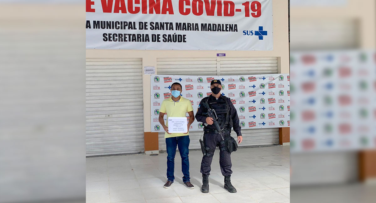 Santa Maria Madalena recebe novas doses da vacina contra Covid-19