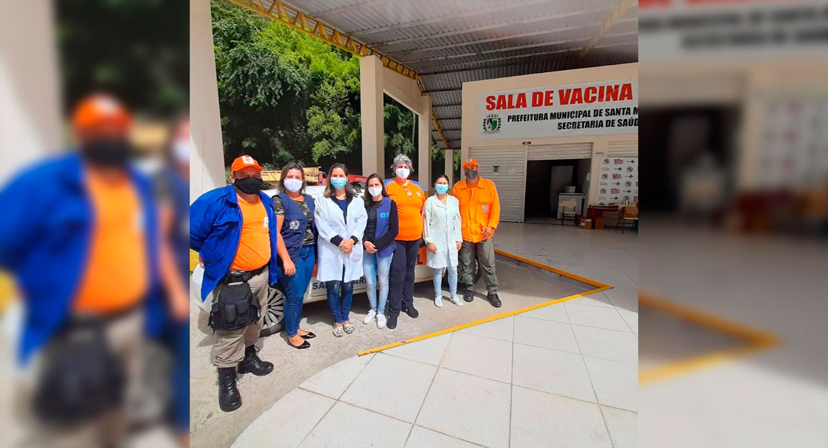 Santa Maria Madalena inicia vacinação dos profissionais das Forças de Segurança, Salvamento e das Forças Armadas nesta quarta-feira (21/04)