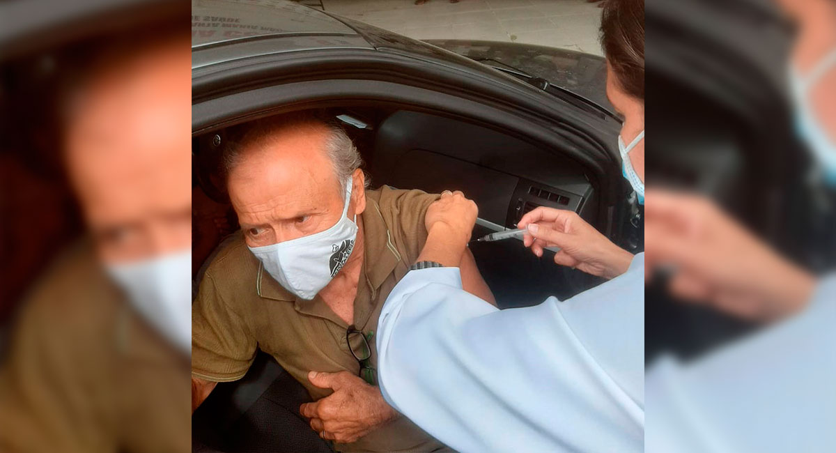 Saúde dá continuidade a vacinação de idosos com 66 anos nesta quinta-feira