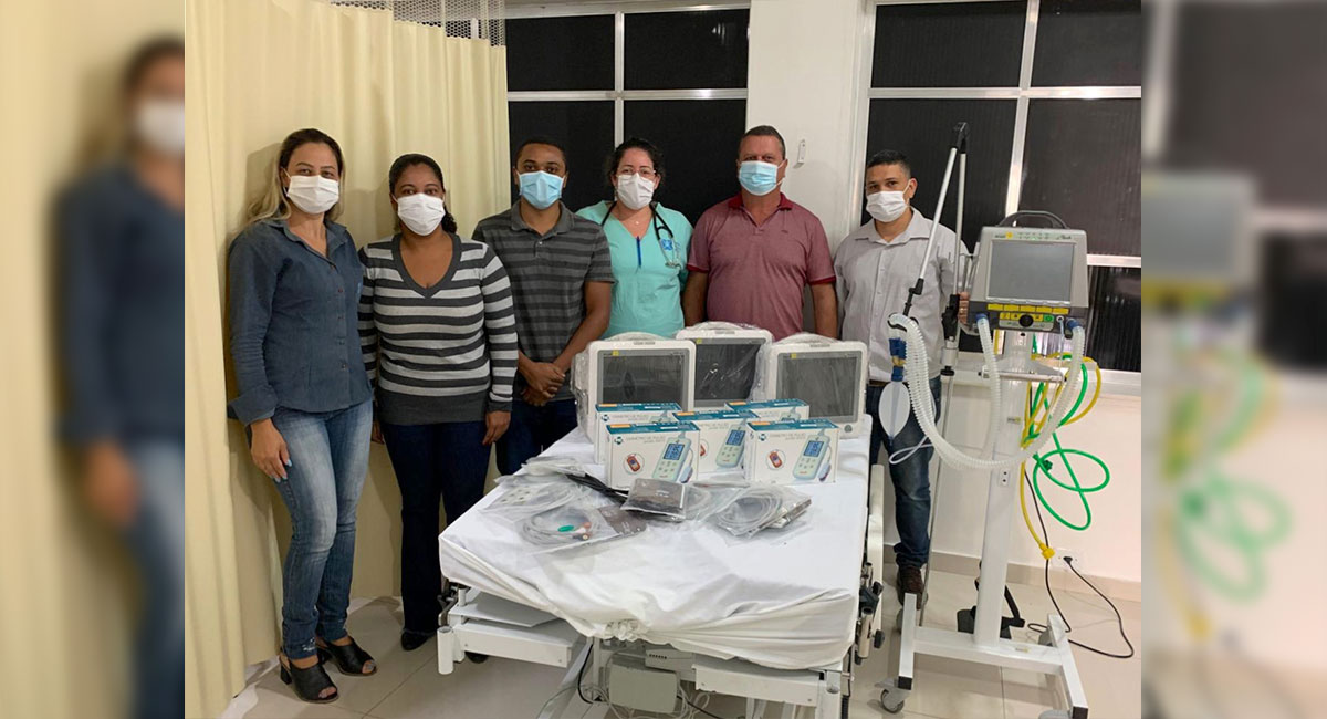 Chegada de novos equipamentos para o tratamento contra a Covid-19