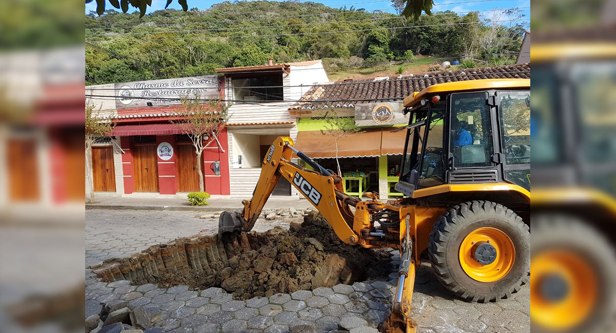Rua Barão de Madalena recebe obras de recuperação de calçamento