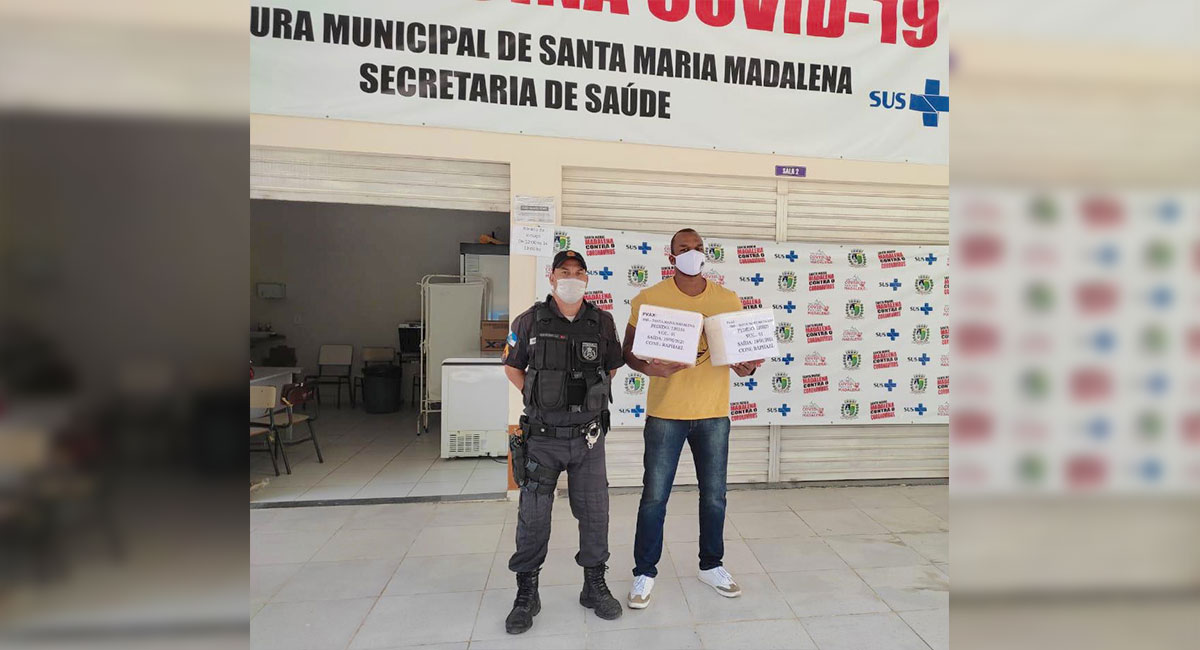 Covid-19: novo lote de vacinas chega em Santa Maria Madalena