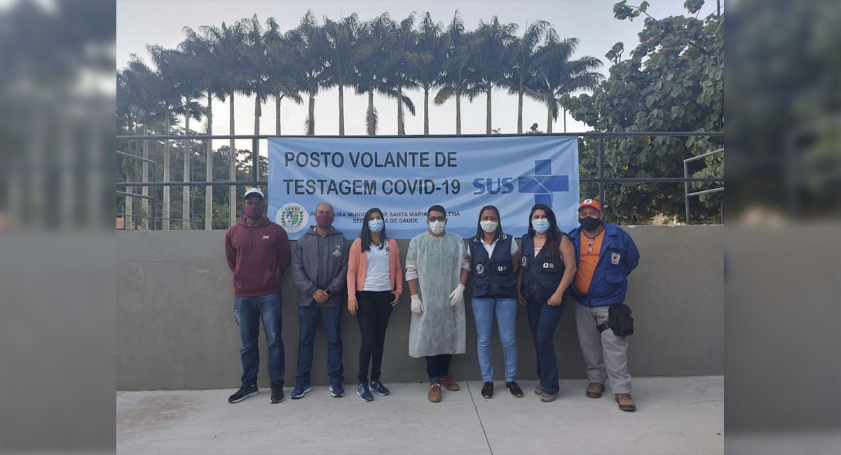 Saúde de Santa Maria Madalena realiza busca ativa de casos suspeitos de Covid-19
