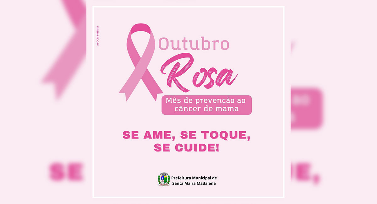 Outubro Rosa, mês de prevenção ao câncer de mama