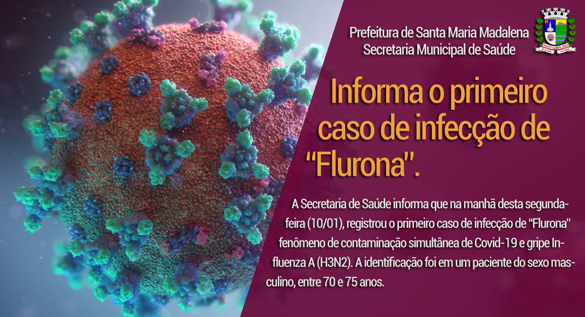 Secretaria de Saúde informa sobre primeiro caso de infecção simultânea de Covid-19 e Influenza A (H3N2)