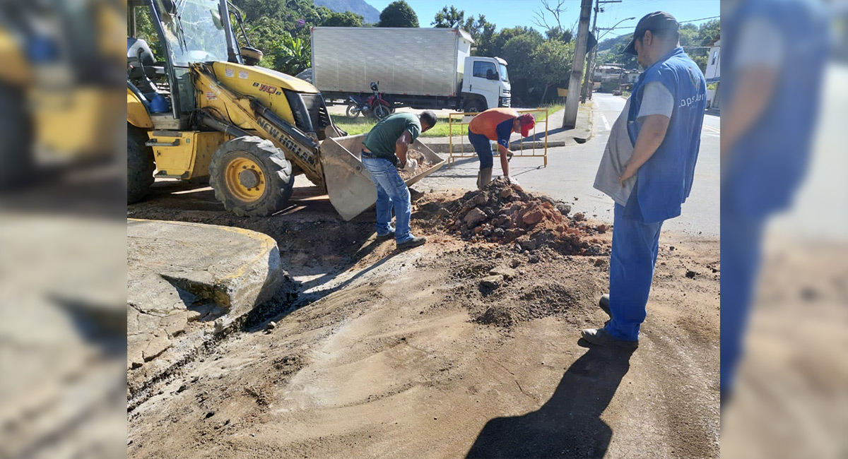 Prefeitura continua com as obras de recuperação de ruas, drenagem e limpeza