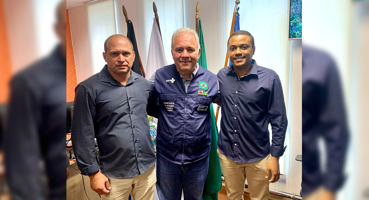 Vice-prefeito e Secretário participam de encontro com Ministro da Saúde em Nova Friburgo