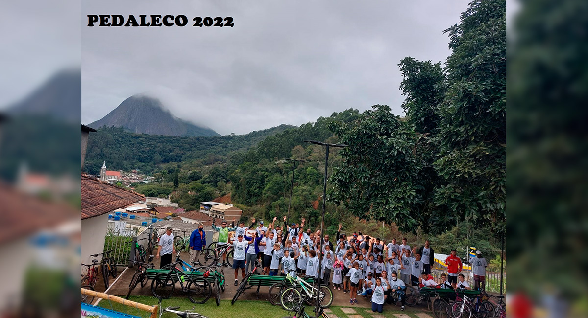 Meio Ambiente realiza entrega de alimentos arrecadados em passeio ciclístico, Pedaleco