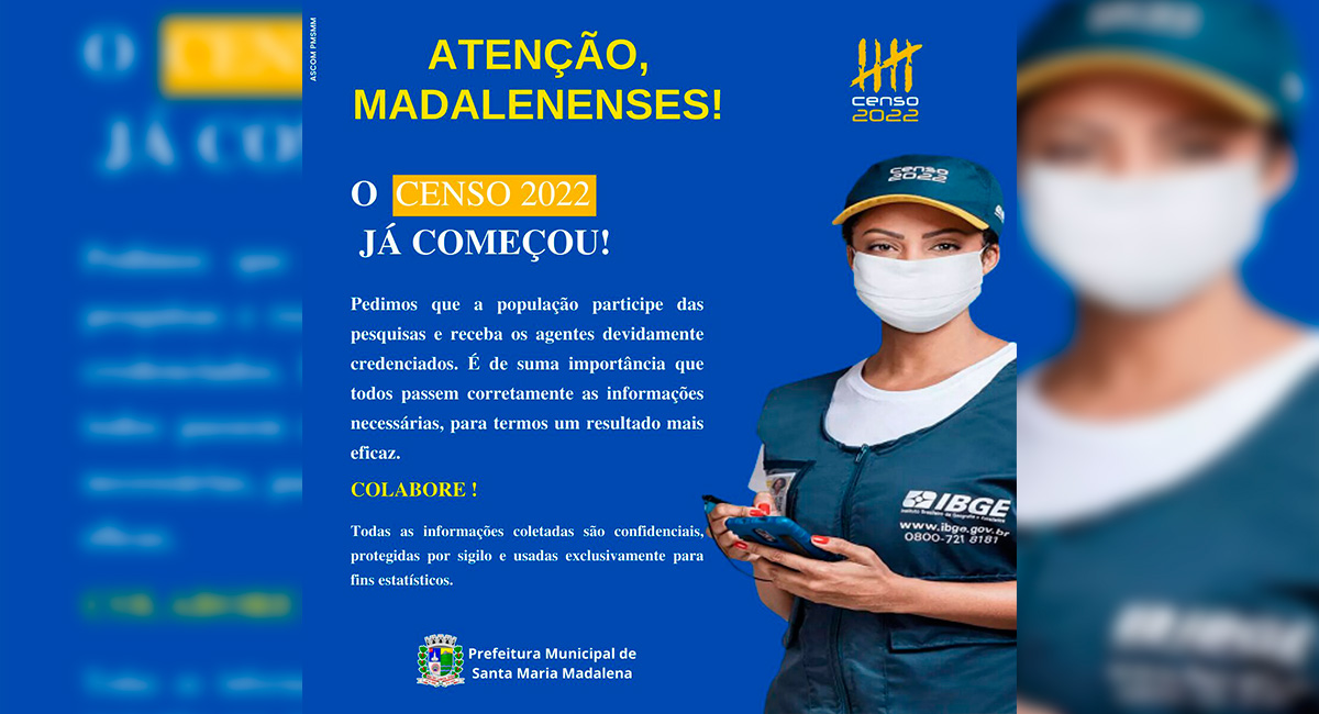 IBGE inicia a coleta do censo 2022