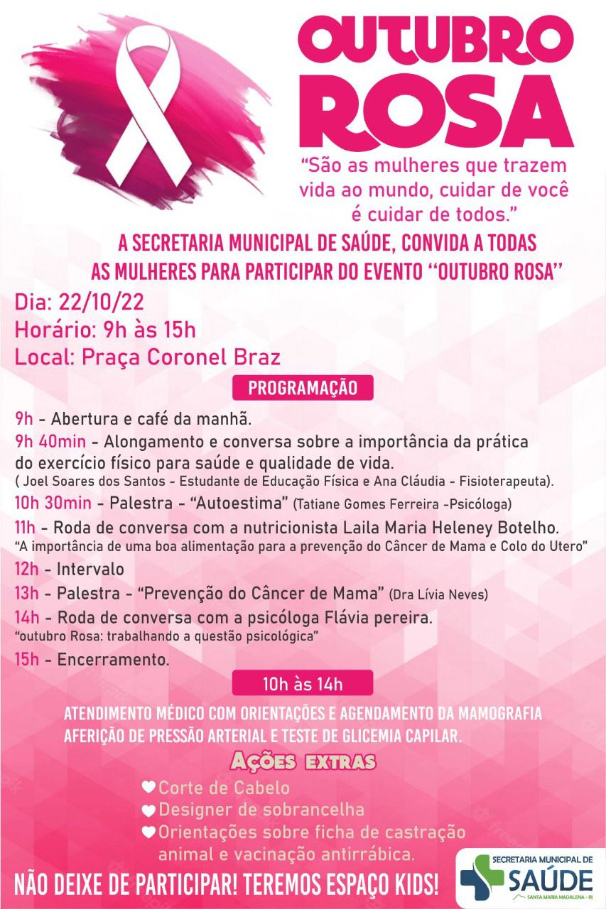 Outubro Rosa: Um convite à conscientização e prevenção do câncer de mama