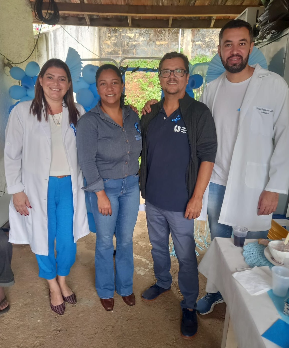 Ações da Campanha Novembro Azul na ESF Manoel de Moraes