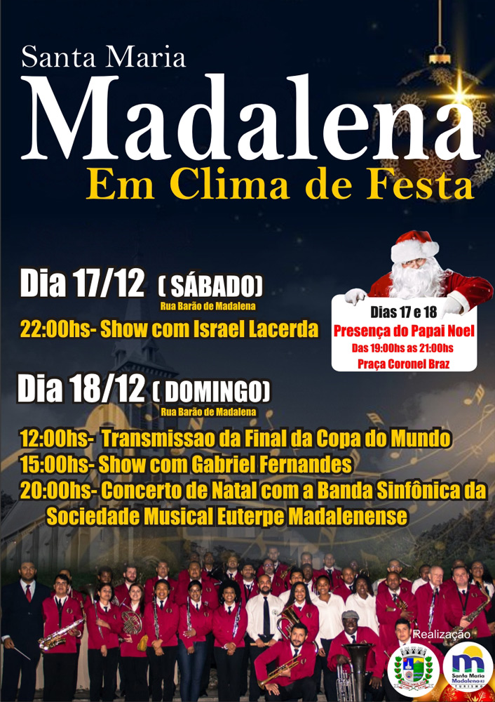 Santa Maria Madalena está em clima de festa