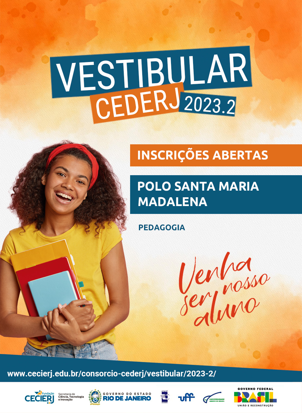 Vestibular Cederj 2023.2: Inscrições abertas até 7 de maio
