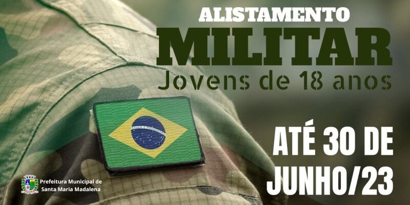 Notícia - ALISTAMENTO MILITAR 2023 - Prefeitura Municipal de Itatinga