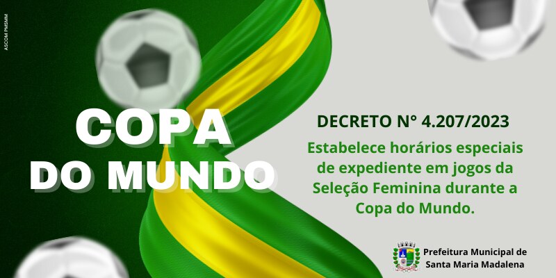 Decreto Municipal estabelece horários especiais em dias de jogos