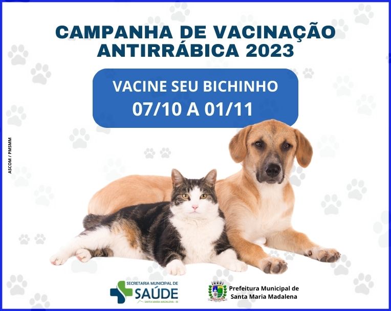 Campanha de Vacinação Antirrábica 2023: Confira os pontos de vacinação