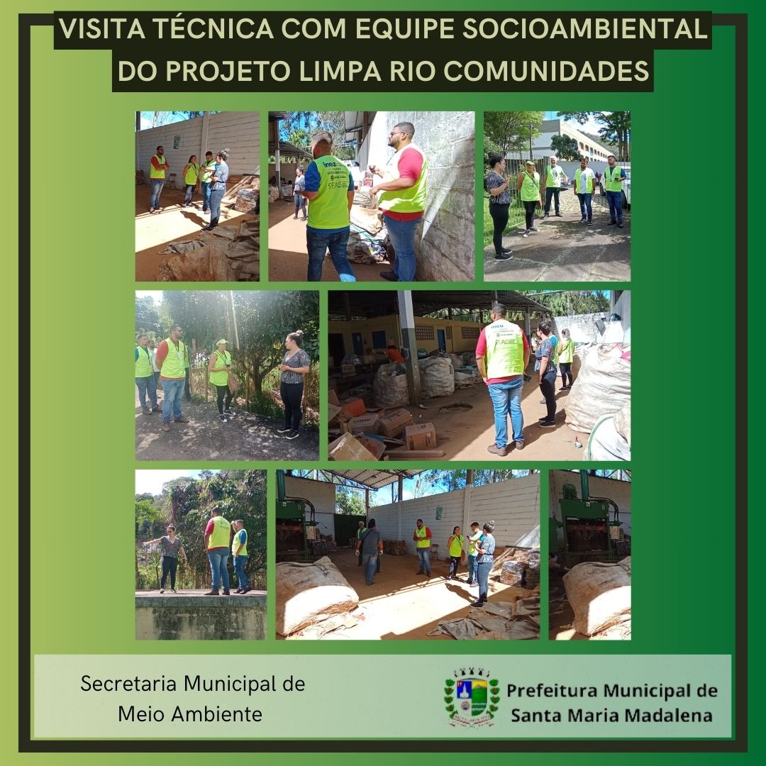 Equipes do Meio Ambiente e do Projeto Limpa Rio Comunidade realizam visitas técnicas às Estações de Tratamento