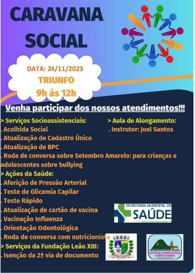 Caravana Social chega sexta-feira em Triunfo