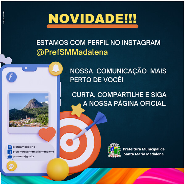 Prefeitura cria perfil oficial no Instagram