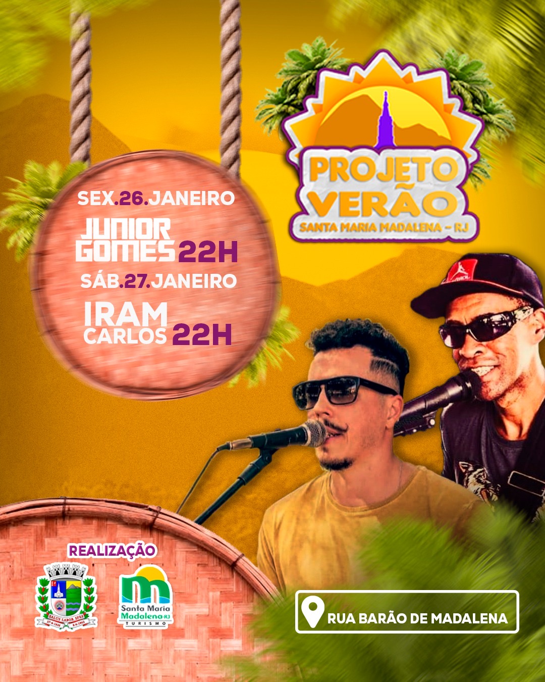 Confira as atrações do final de semana do Projeto Verão 2024