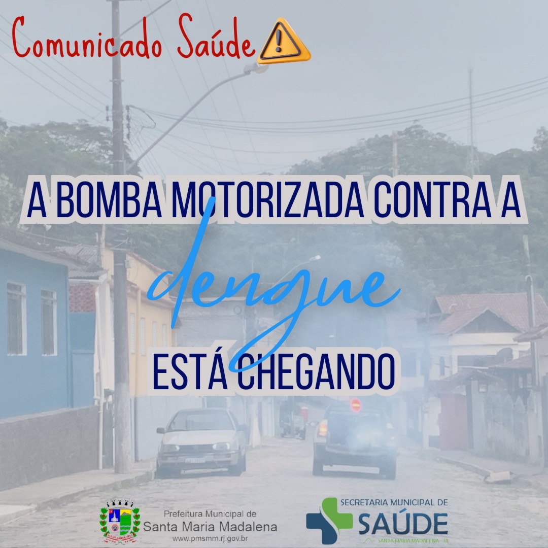 Combate à dengue: alerta de fumacê