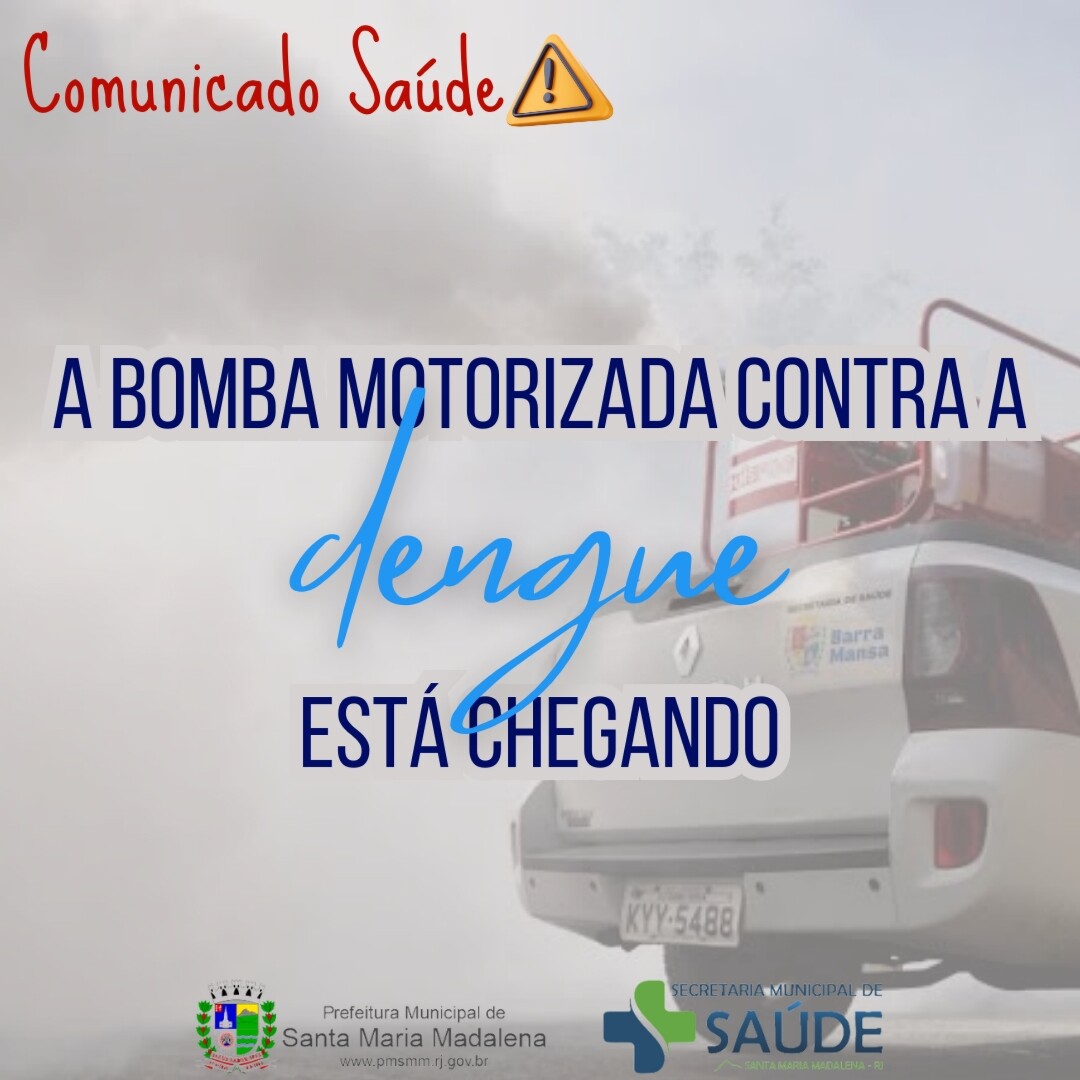 Combate à dengue: alerta de fumacê