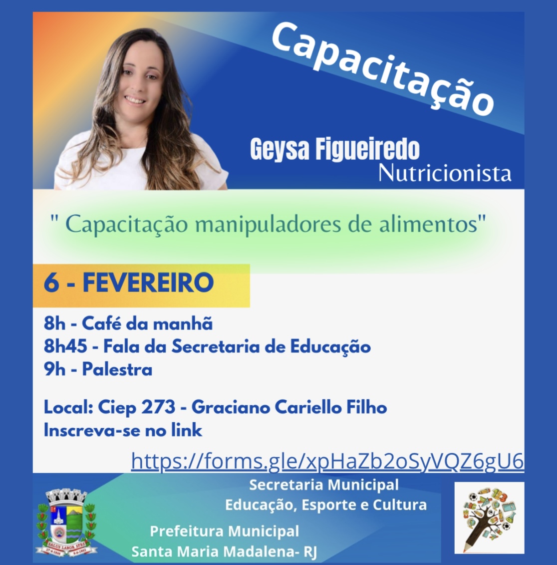 SMEEC promove palestras para profissionais da Educação