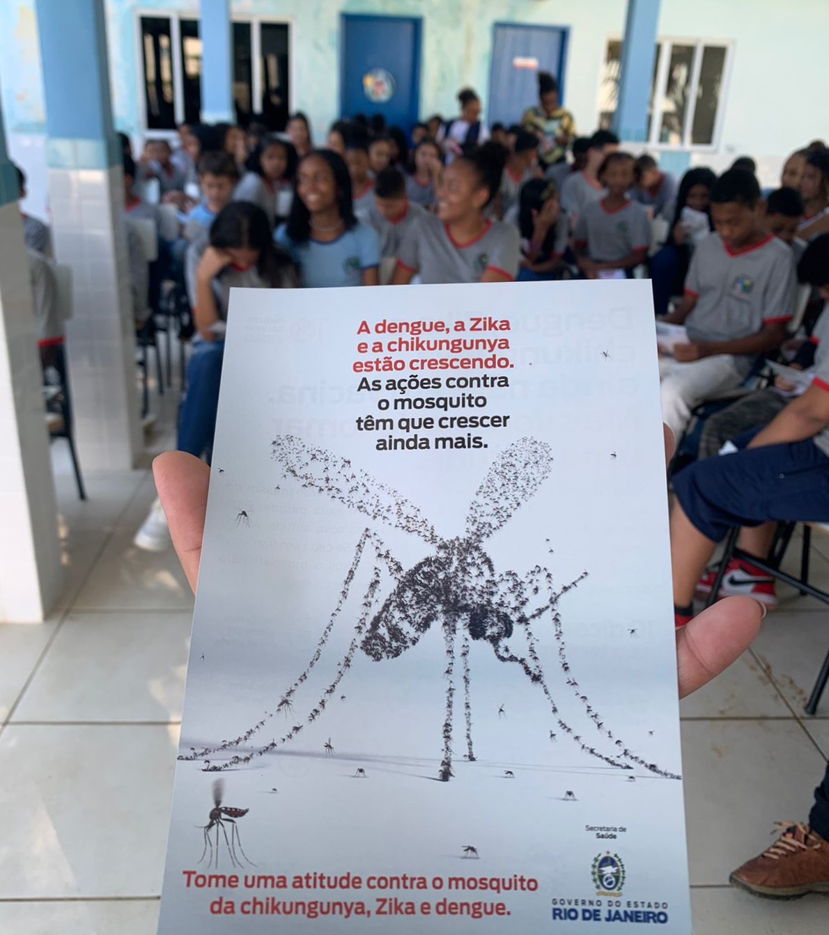 Palestra sobre Prevenção da Dengue mobiliza comunidade de Triunfo