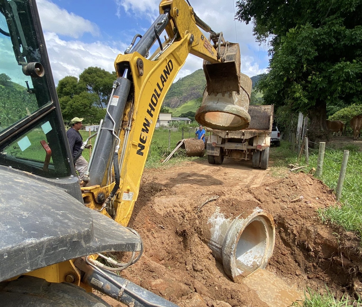 Prefeitura realiza reparos após estragos causados pelas chuvas em Chapa Quente, Triunfo