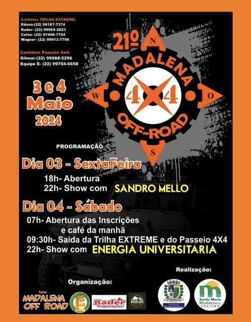 Vem aí a 21ª edição do Madalena Off-Road