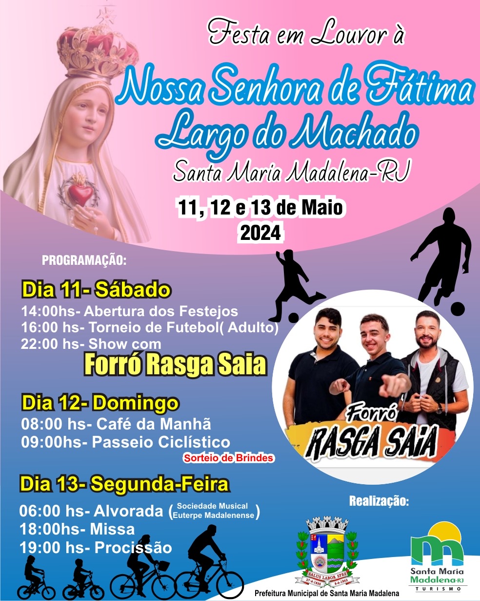 Festa em Louvor à Nossa Senhora de Fátima no Largo do Machado