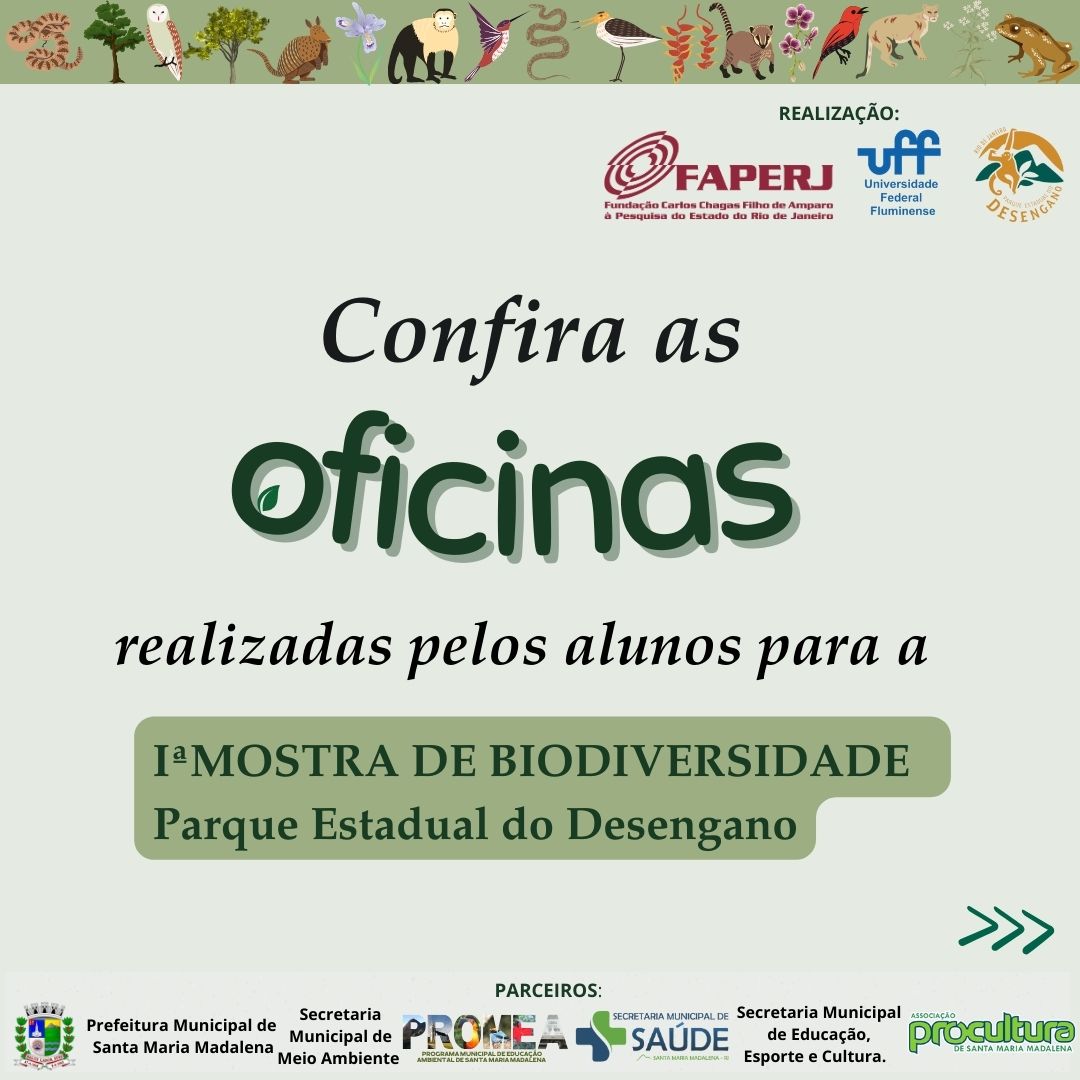 Alunos compartilham experiências para 1ª Mostra de Biodiversidade do Parque Estadual do Desengano