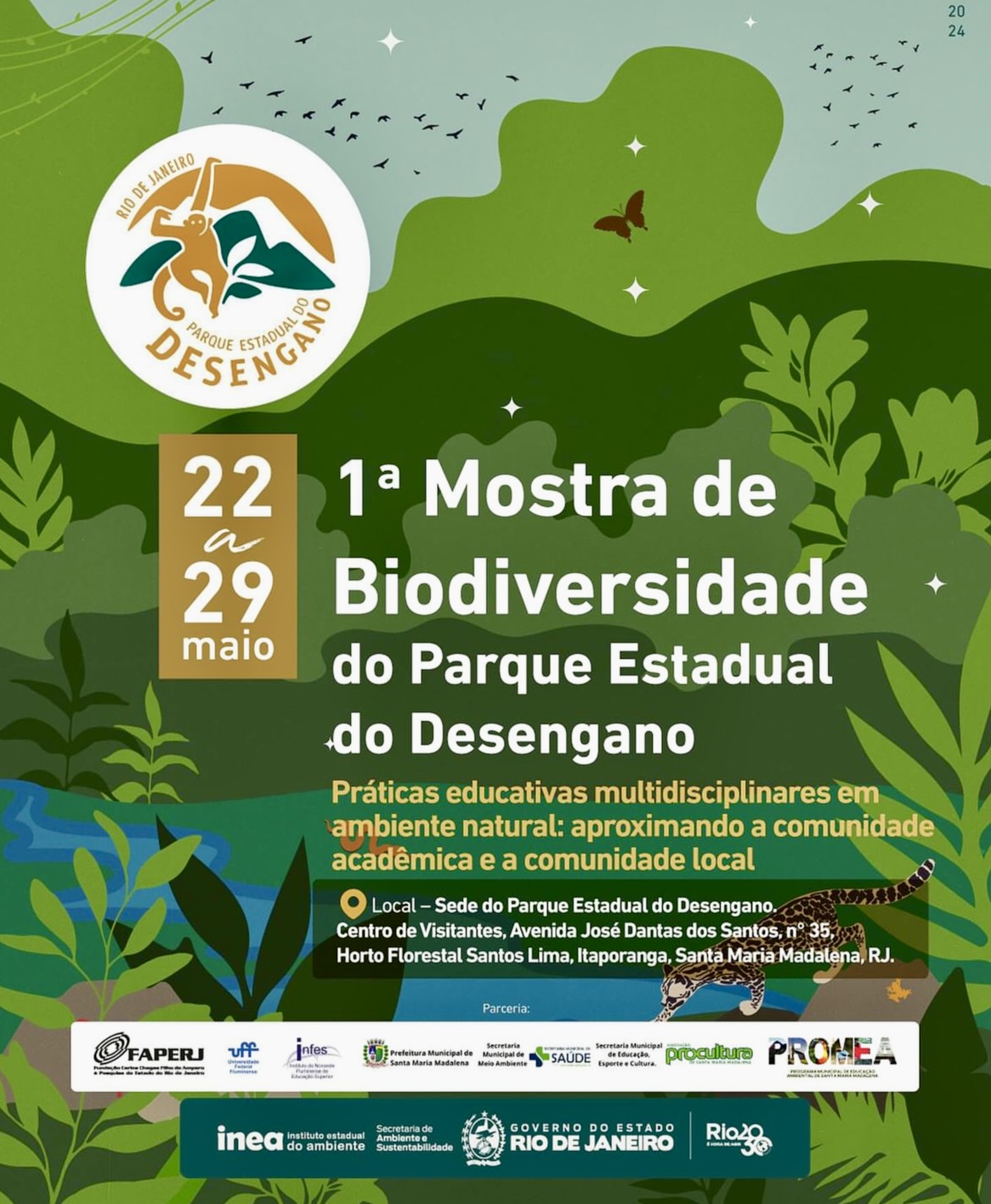 I Mostra de Biodiversidade do Parque Estadual do Desengano