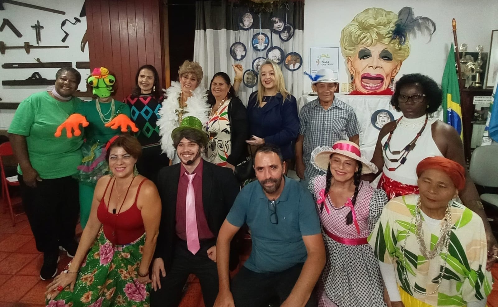 Evento na Casa da Cultura de Santa Maria Madalena homenageia Dercy Gonçalves