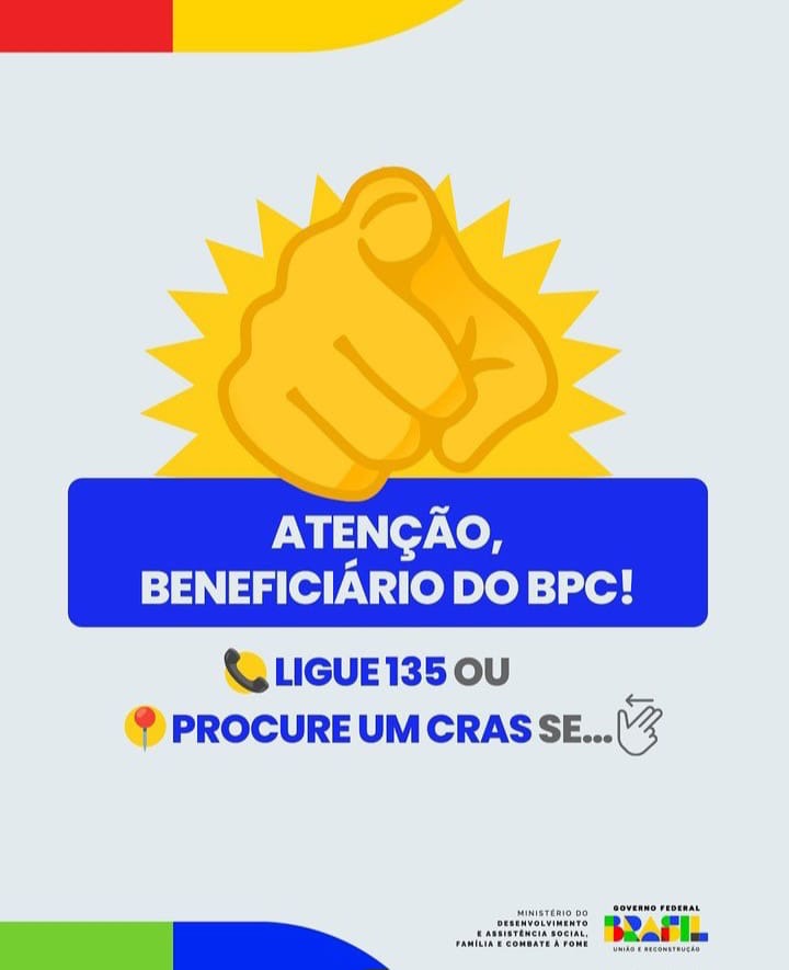 Comunicado importante para beneficiários do BPC
