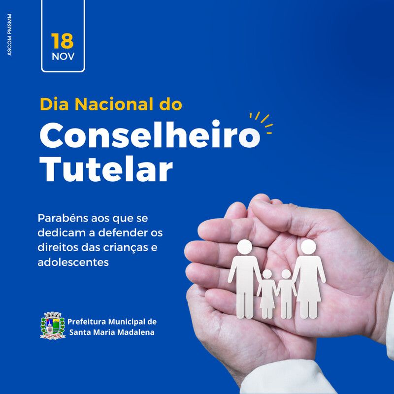 18 de Novembro: Dia Nacional do Conselheiro Tutelar