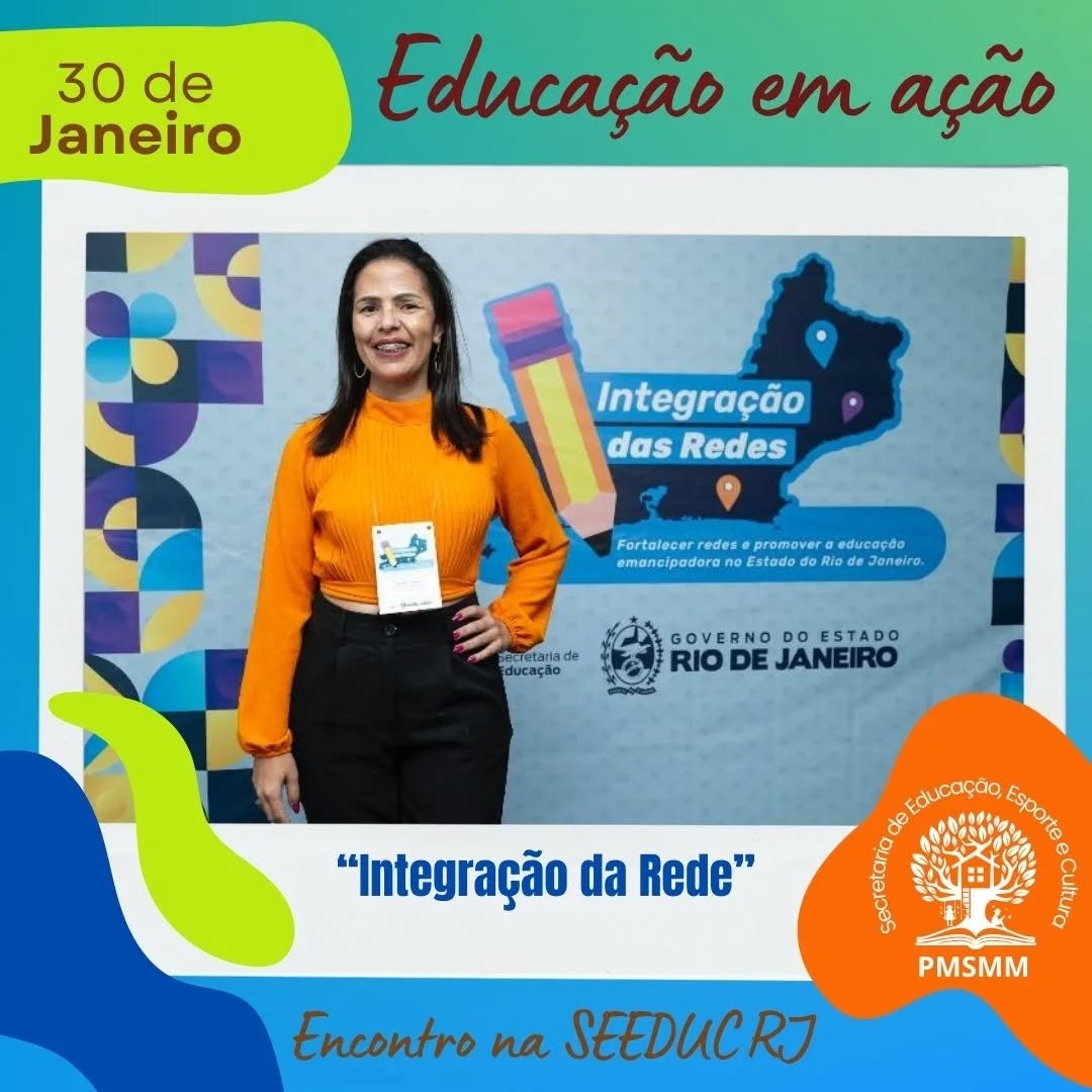 Educação de Santa Maria Madalena presente no encontro "Integração da Rede"