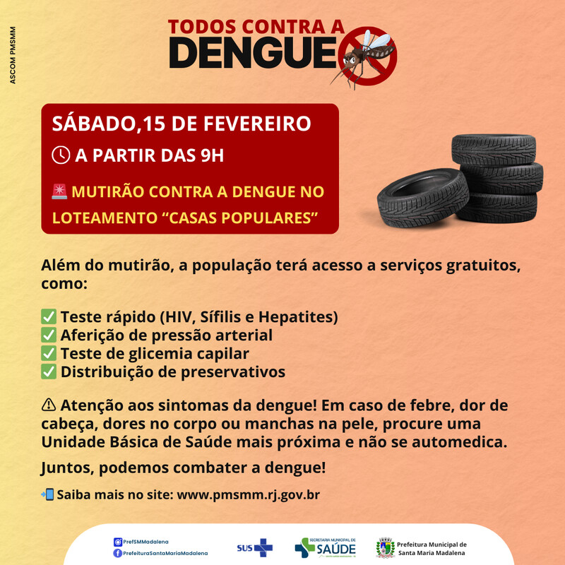 Mutirão contra Dengue: Ação no loteamento "Casas Populares" reforça prevenção e eliminação de focos