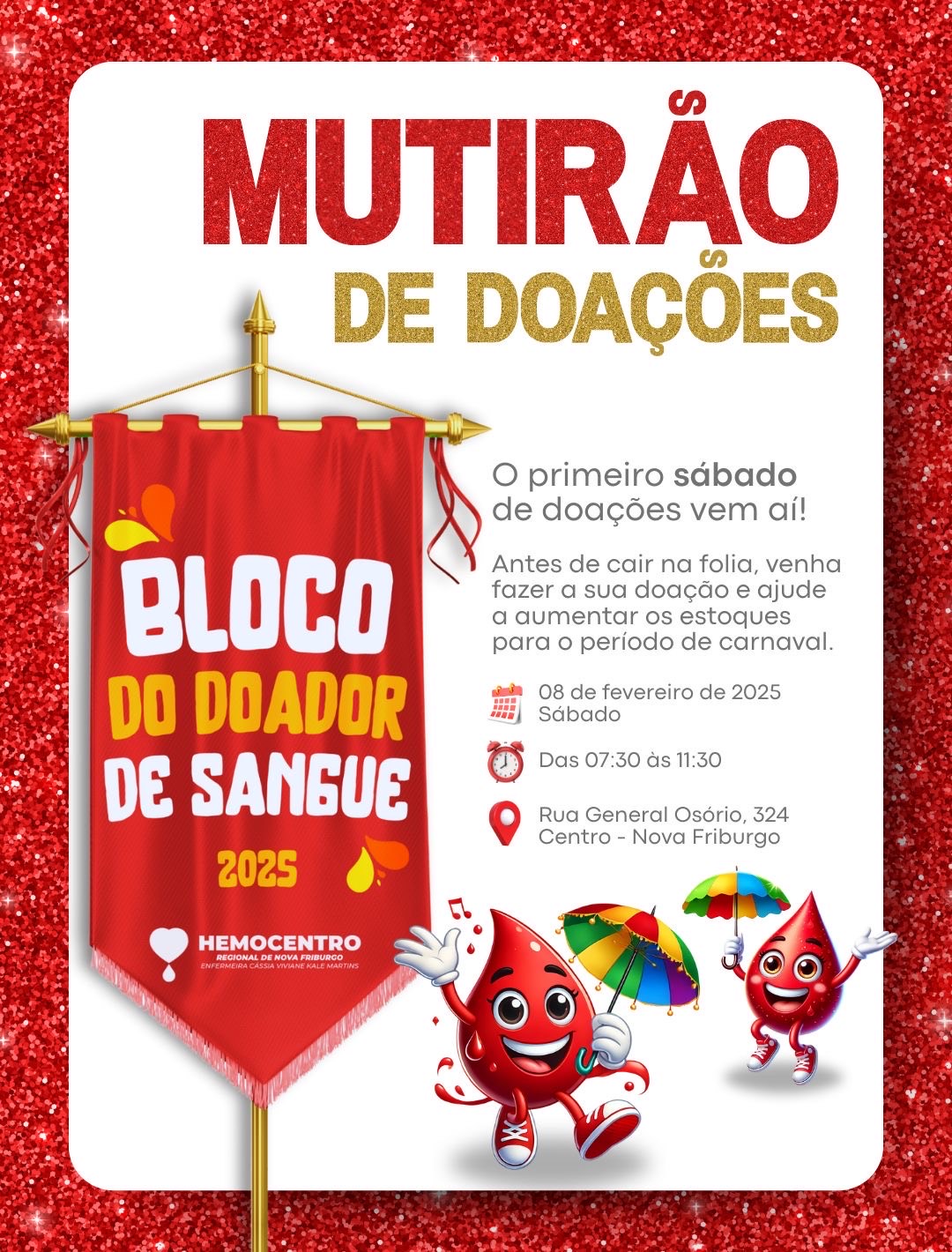 Mutirão de Doação de Sangue em Nova Friburgo: Participe e Salve Vidas!