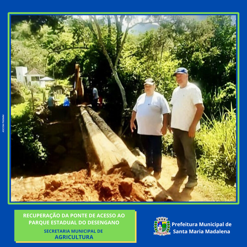 Recuperação da ponte de acesso ao Parque Estadual do Desengano