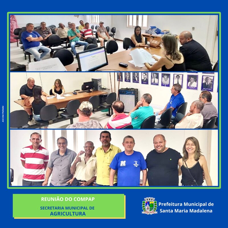 Reunião do COMPAP discute reestruturação e fortalecimento da política agrícola em Santa Maria Madalena