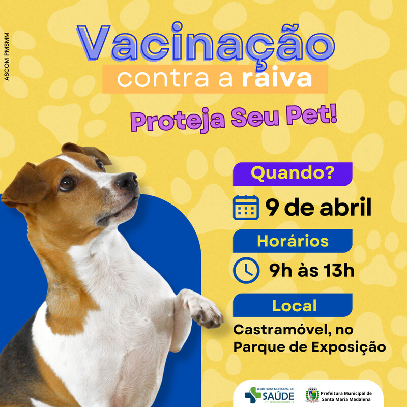 Campanha de Vacinação contra a Raiva: Proteja seu Pet!